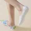 Men's No-Show Socks Summer - Ice Silk Anti-Slip Invisible Socks, Breathable Anti Odor Thin Non-Slip Heel for Casual & Sports